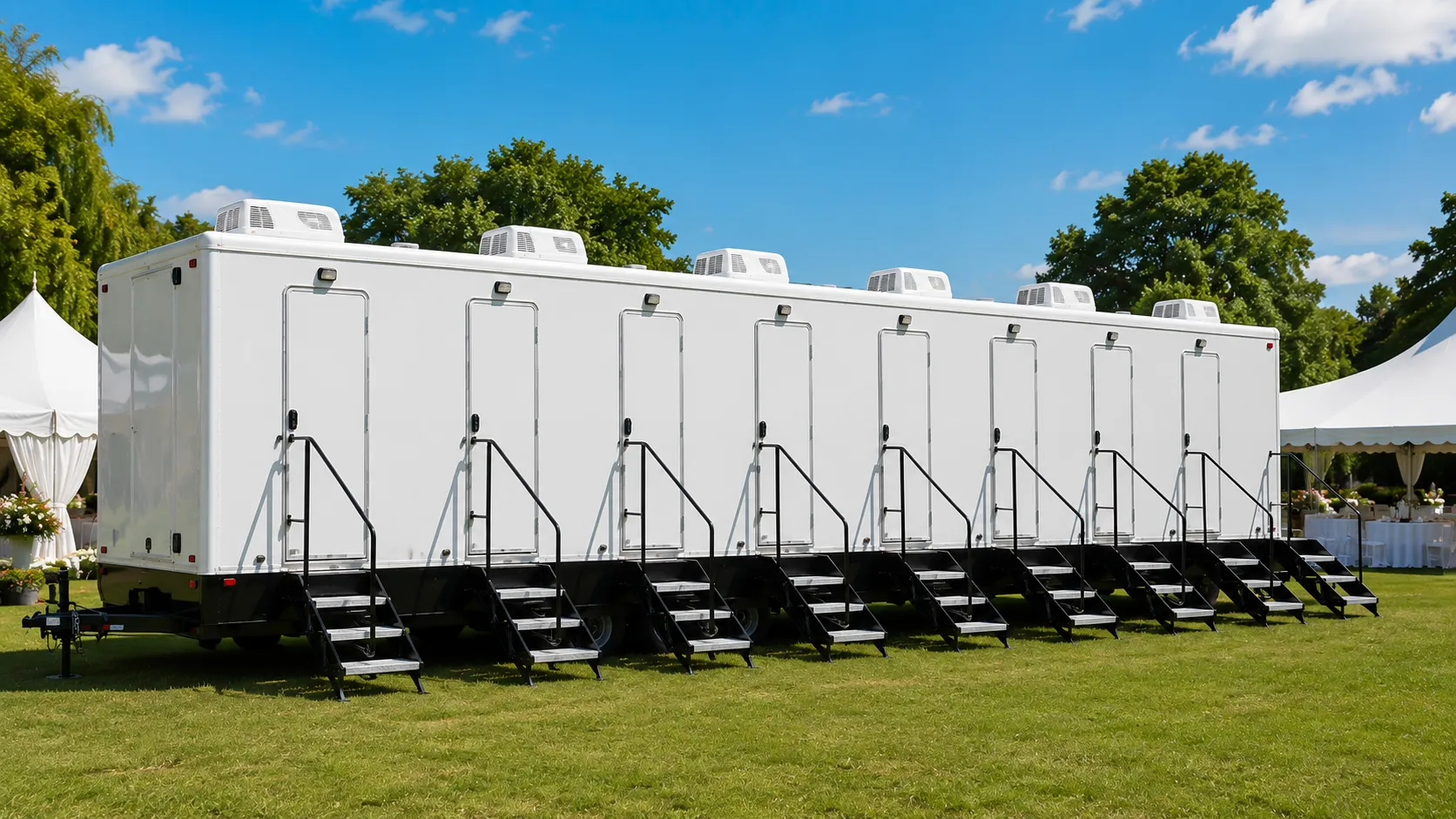 8 Stall Restroom Trailer in Yakima, WA