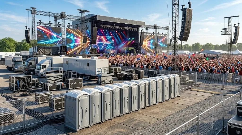 Concert Restroom Rental in Yakima, WA