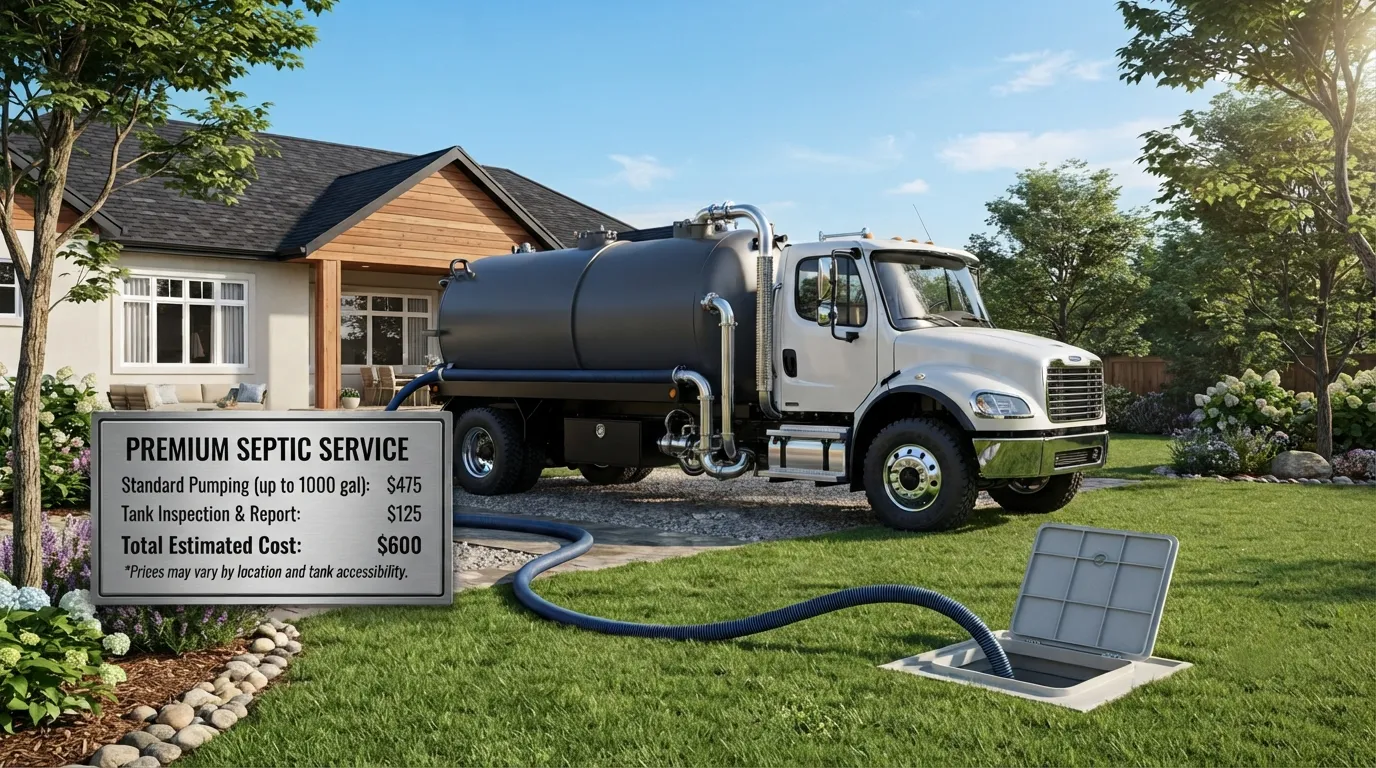Septic Tank Pumping Cost in Yakima, WA